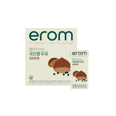 이롬 황성주박사의 국산콩두유 검은콩밤 190ml*64, 64개, 190ml