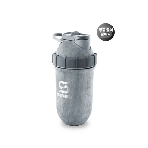 쉐이크스피어 스틸 노볼 쉐이크통 프로틴쉐이커 스테인리스, 스틸 콘크리트, 700ml, 1개