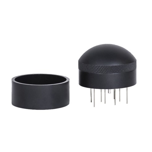 엘빈스 커피 머신 니들 템퍼 53mm, 1개, 블랙