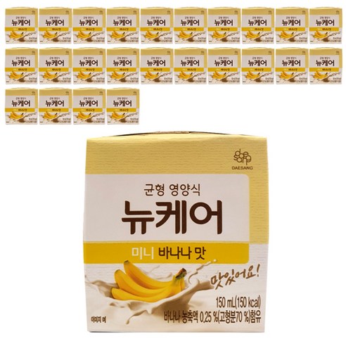 대상웰라이프 뉴케어 바나나맛, 24개, 150ml, 150ml