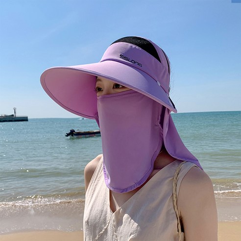 OCEANSUNFISH 여성 대형 숄 썬캡 8828