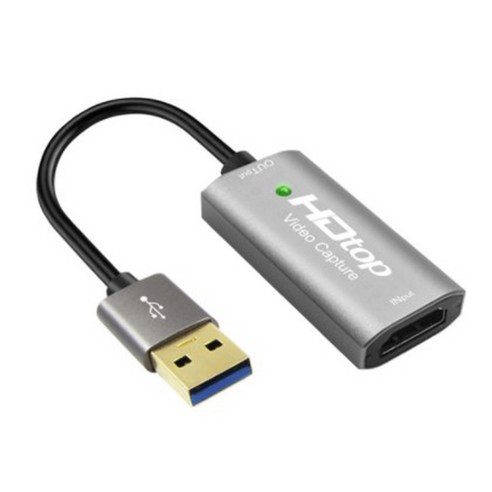 외장 4K USB3.0 HDMI캡쳐보드 60Hz 닌텐도스위치 비디오 PC 노트북 캡처카드 방송 편집