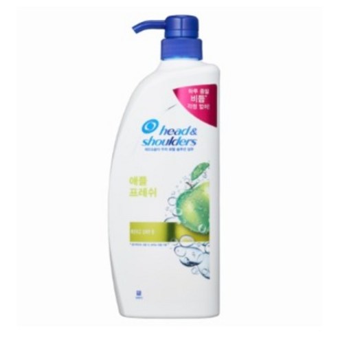 헤드앤숄더 애플 프레쉬 샴푸 사과향, 840ml, 3개
