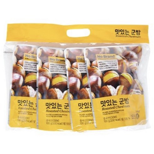 노브랜드 맛있는군밤 100g 2개, 10개