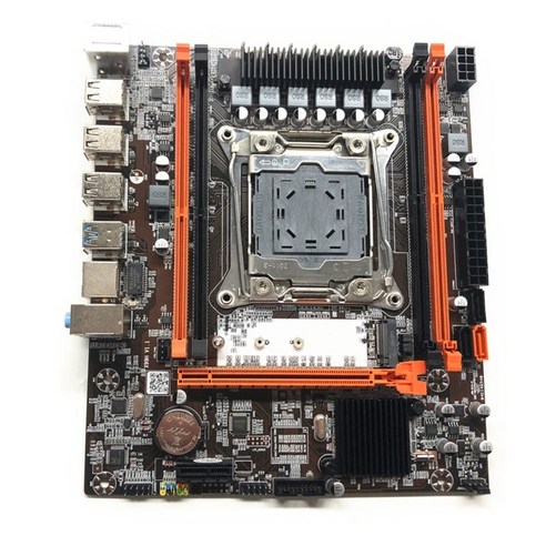 Intel LGA 2011-3용 ​​X99H 마더보드 M.2 PCI-E X16 ITX 메인보드용 모든 시리즈 4 채널 DDR4 RECC E5-2609, 한개옵션0