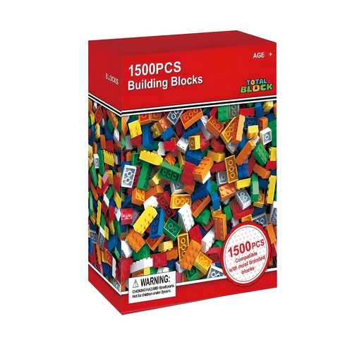 레고 호환 토탈 블럭 1500피스, 1개