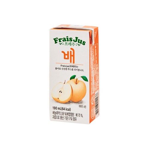 프레주 테트라팩 배 190ml 48개