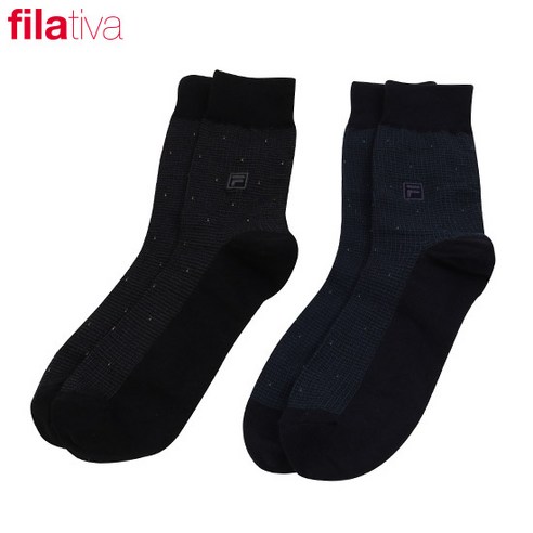 [FILA] 휠라 성인 양말 세트 FV4SCB9892M_BLK, 260