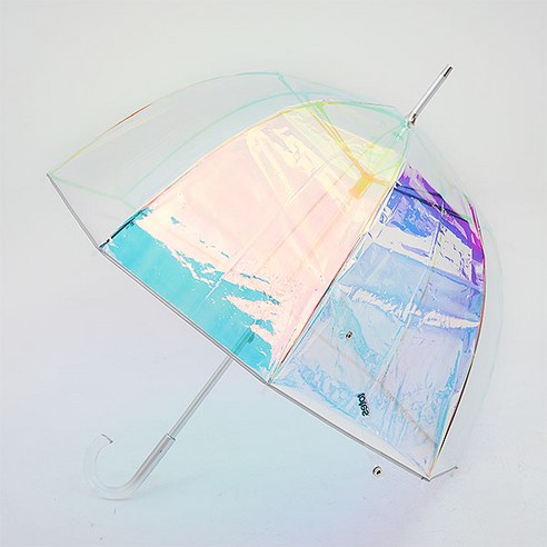 토스장우산 토스 8살 버블 돔형 수동 장우산 – 홀로그램 A179IRR 투명우산