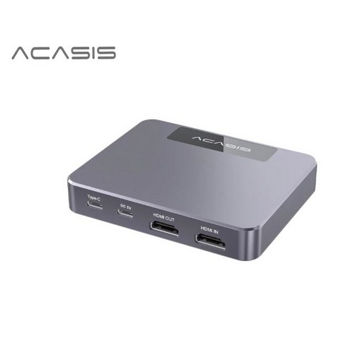 Acasis HDMI-Type-C 비디오와 호환 외부 캡처 카드 4K HD, AC-VS009