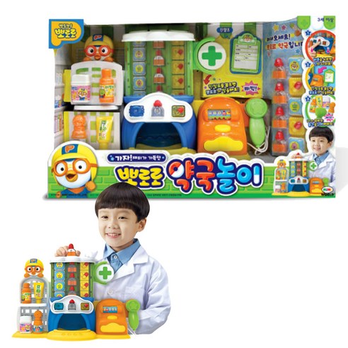[미미월드] 뽀로로 약국놀이, 혼합 색상