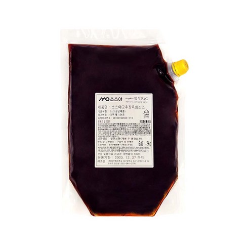 맛있다고 소문난 육회 고추장 뭉티기 육사시미 생고기 육회 소스 양념 2kg, 2kg, 1개 - 기타소스 | 쿠팡