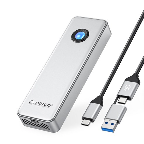 오리코 썬더볼트 4/3 40Gbps 호환 M.2 NVMe 외장 SSD 케이스 OUM2-U4, 1개