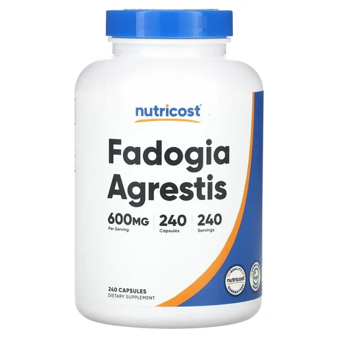 건강챙기세요 Nutricost Fadogia Agrestis 600mg 캡슐 240정 백살까지오래오래