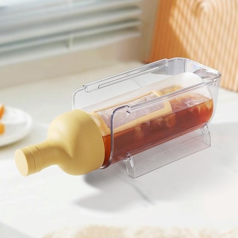 최화정커피병 물병 콜드브루, 브라운 1000ml + 스탠드