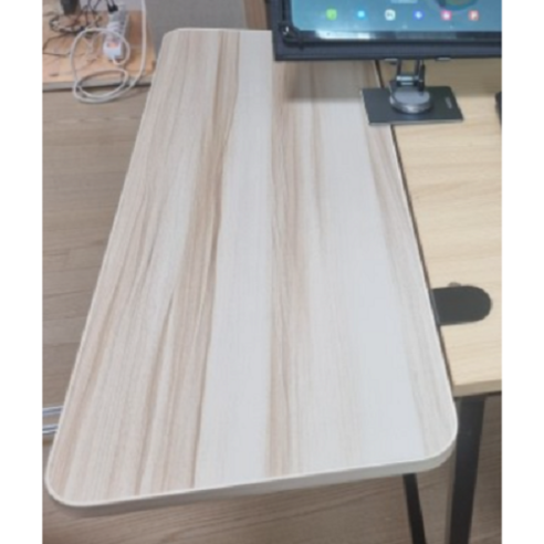 스마트이더 책상연장 책상확장, 네추럴우드 75cm X 25cm