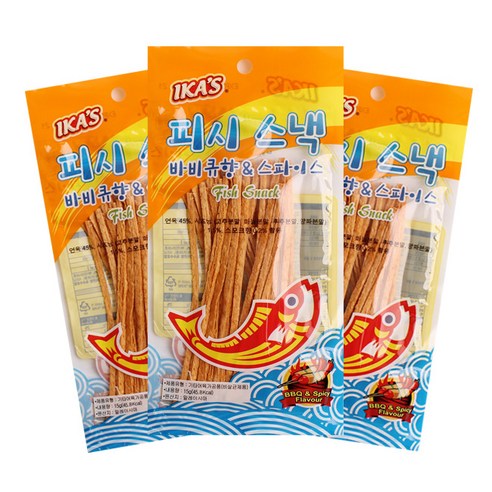 피시스낵 바비큐앤 스파이스맛 13g