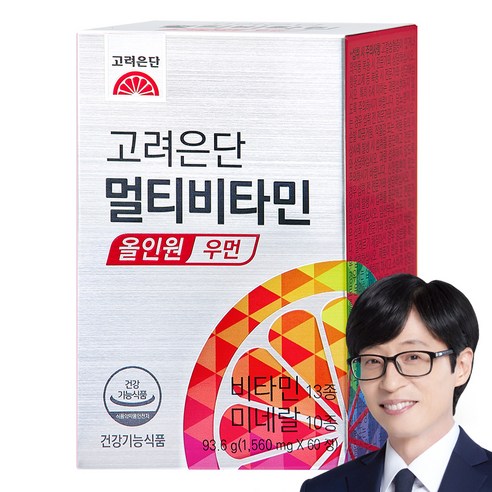 고려은단 멀티비타민 올인원 우먼, 1개, 60정