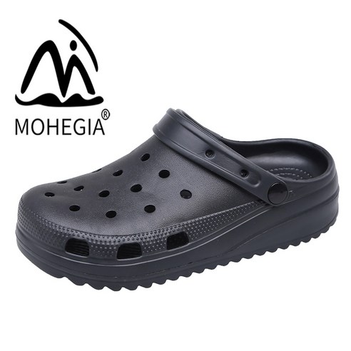 MOHEGIA 여름 슬리퍼 구멍 신발 남성 샌들