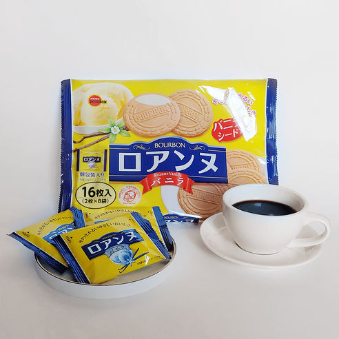 부르본 바닐라향 로안느 샌드, 113g, 2개