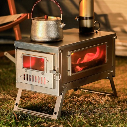 티타늄 화목난로 TIS425: 가볍고 따뜻하게 캠핑의 밤을 밝히다