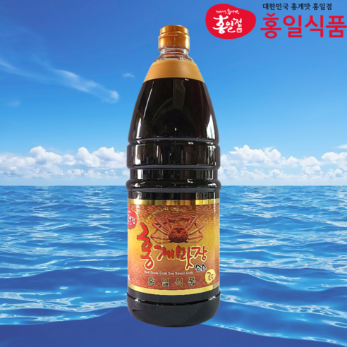 홍일점 홍게맛장소스골드 간장, 1.8L, 1개