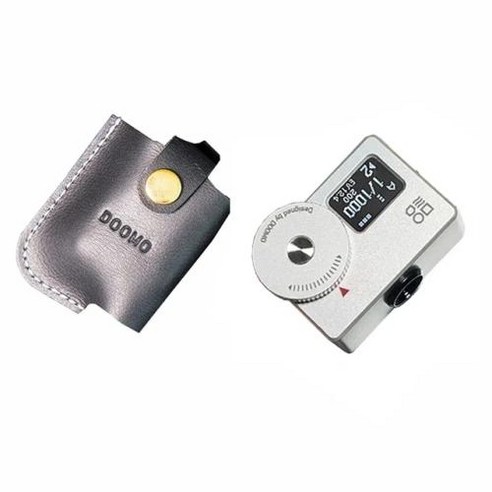 DOOMO 미터 S 사진 라이트 미터 소형 노출 미터 액세서리 0.66 인치 OLED 실버 또는 블랙, [03] 노출계 Silver with case, 1개