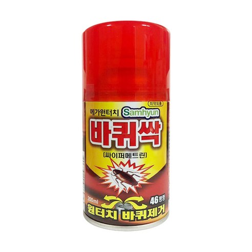 삼현 메가원터치 바퀴싹 원터치 바퀴제거 200ml x 5개, 200ml, 5개