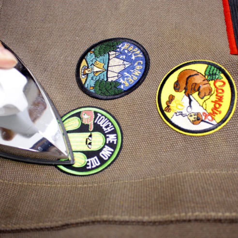 패치 오바로크 자수패치 리폼 와펜 캠핑 대형 스티커패치