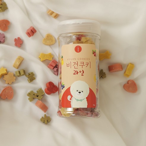 사랑하는 반려견을 위한 건강하고 맛있는 비건 쿠키 간식!