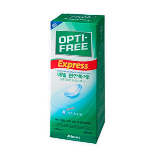   옵티프리 익스프레스 렌즈세정액, 470ml, 1개