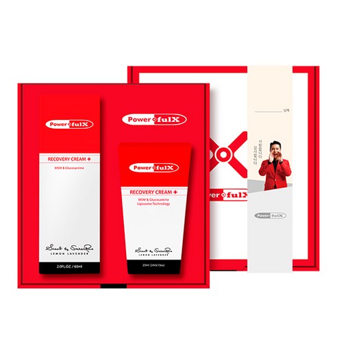 파워풀엑스 리커버리크림 파워풀크림 선물세트 F01 F02 F06, 1개, 총 80ml