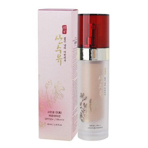 산수유 고은결 진 파운데이션 21호 라이트 베이지 40ml, 없음, 1개