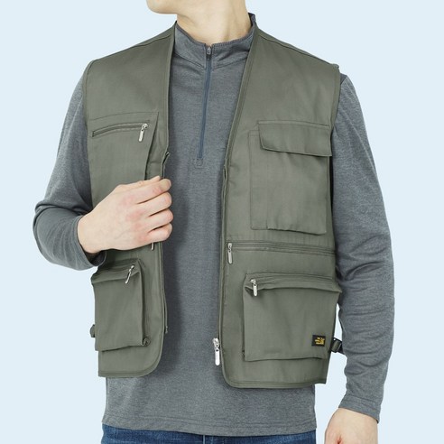 가성비 뛰어난 꽃중년 작업복조끼, 편안함과 기능성이 뛰어남