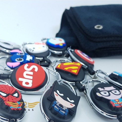 72스윙스 골프 릴타올 수건 12가지 디자인, 슈퍼맨 로고