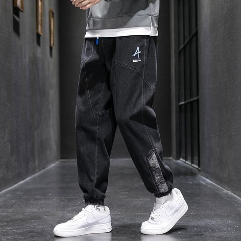 남성용 조거핏 빅사이즈 청바지, 카고팬츠, 슬랙스-살찌었어도 트렌디하게 입을 수 있는 아이템 카고청바지