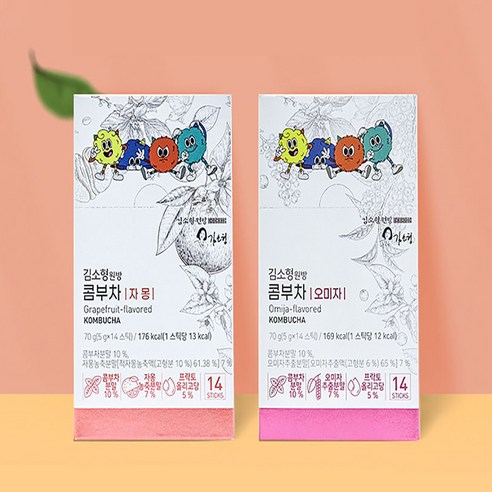 상쾌한 마음의 건강, 김소형원방 콤부차
