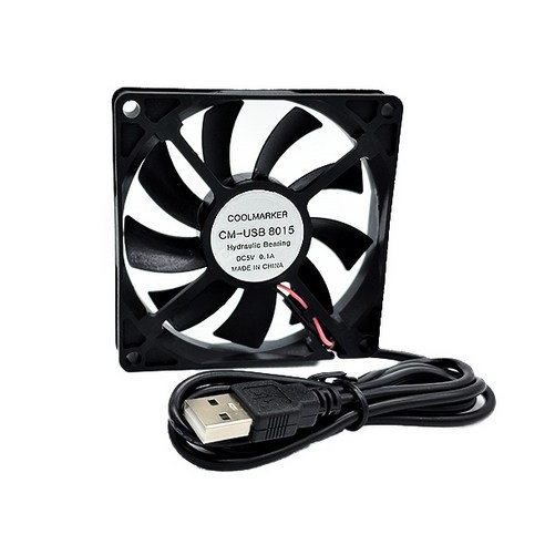 (COOLMARKER) USB 80mm 케이스 팬쿨러 CM-USB 8015 FAN CM-USB 8015 FAN 그래픽카드냉각팬 Best Top5