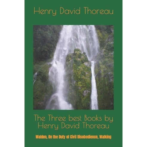 (영문도서) The Three best Books by Henry David Thoreau: Walden On the Duty of Civil Disobedience Walking Paperback, Independently Published, English, 9798481546384