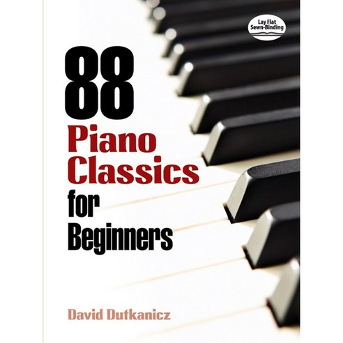 88 Piano Classics for Beginners 88개의 쉬운 클래식 피아노 악보 Dover 도버