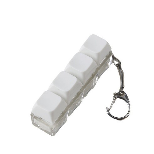 딸깍거리는 손맛과 빛나는 LED, 일상에 즐거움을 더하는 LED 키캡 키링