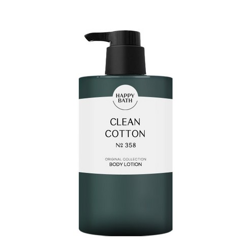 해피바스 오리지널컬렉션 클린코튼 바디로션 500g 두 개