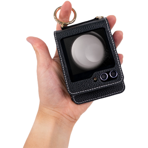 갤럭시 Z 플립의 완벽한 동반자: 세련된 스타일, 내구성 있는 구조, 유용한 기능이 결합된 케이스