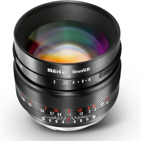 Meike 메이크 50mm f0.95 APSC 모드에서 캐논 RF 마운트 카메라와 호환되는 대형 조리개 수동 포커스 렌즈 EOS RRP R5 R6 R7 R10 R50