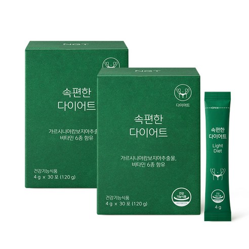 네츄럴굿띵스 속편한 다이어트 30포, 90g, 3개