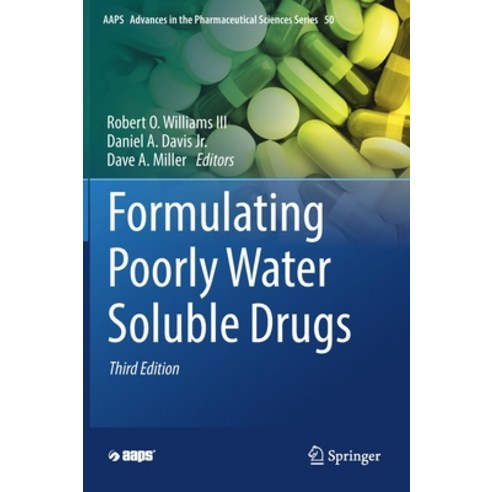 (영문도서) Formulating Poorly Water Soluble Drugs Hardcover, Springer, English, 9783030887186