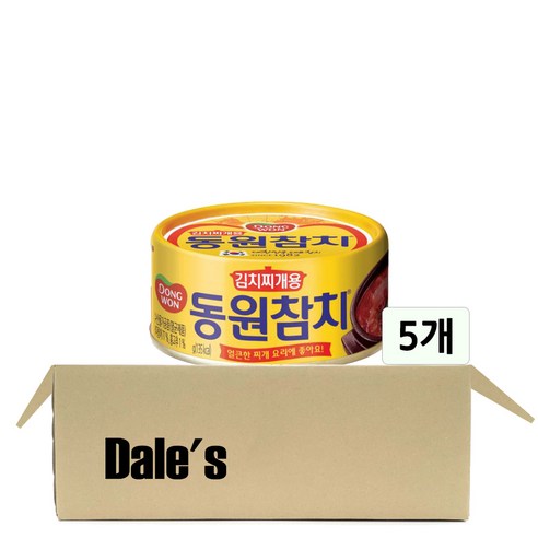 데일즈기획 동원 김치찌개용 참치, 200g, 5개
