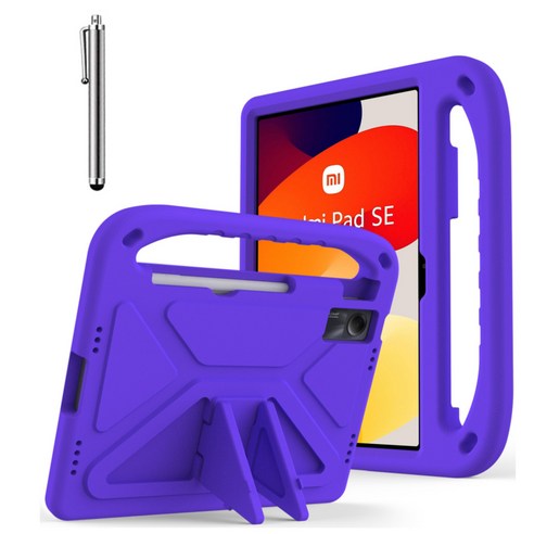 샤오미 레드미 패드 SE 전용 안전 에바폼 케이스 거치대 커버 Xiaomi RedMi Pad SE 11인치 케이스나라, 퍼플