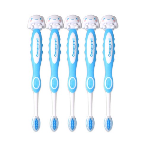 산리오 피규어 칫솔 1P 시나모롤 3세이상, 5개, 1개입