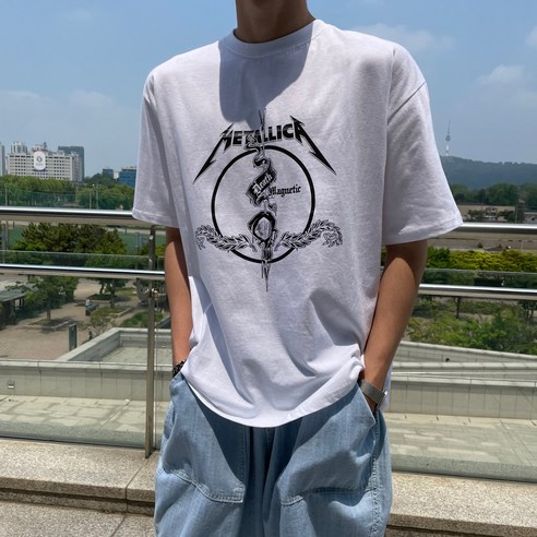 (라이프워크 공용) 뉴 코인와펜 양면지 반팔 티셔츠 LW245TS971 40 BLACK (671449 ) Best Top5 11 오버핏 남녀공용 메탈리카 나염 스트릿 트렌디 반팔 티셔츠(2color)